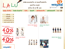 Tablet Screenshot of lalu.ro